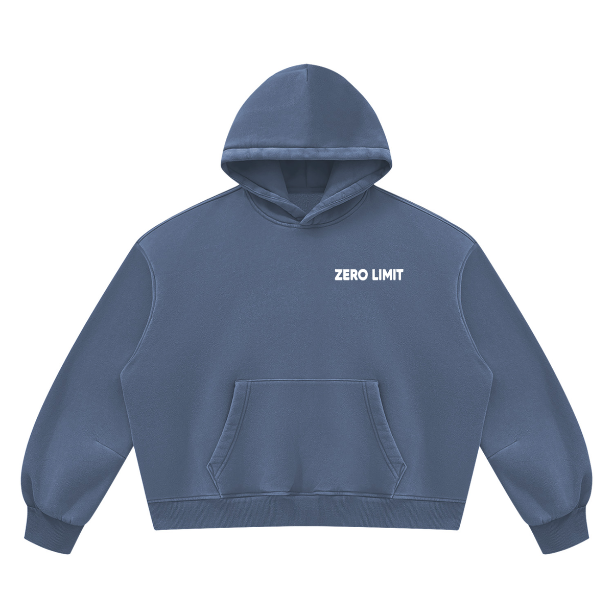 ZERO LIMIT Heavyweight Boxy Hoodie – 390 GSM