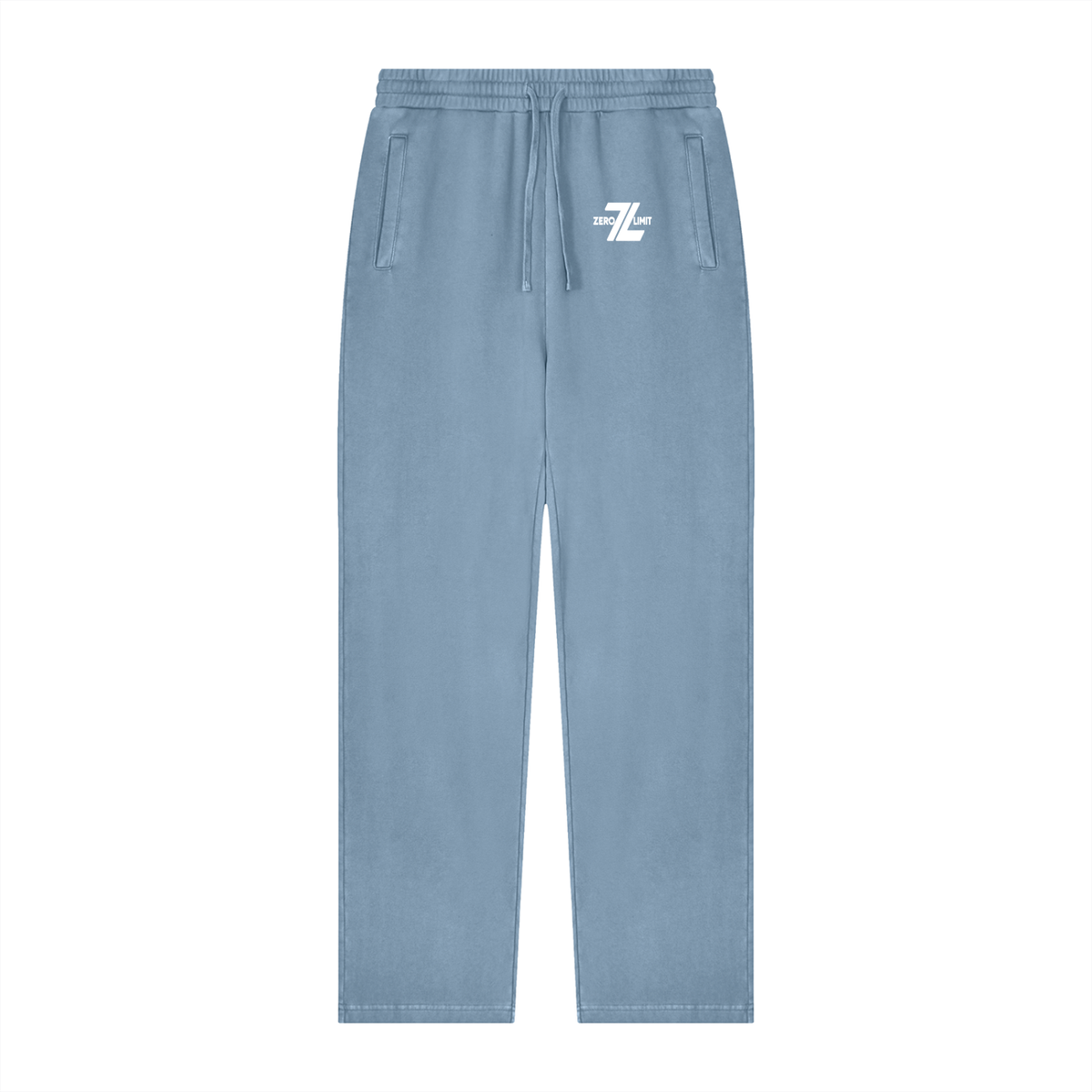 Sweatpants Jeansblau – Vorderansicht
