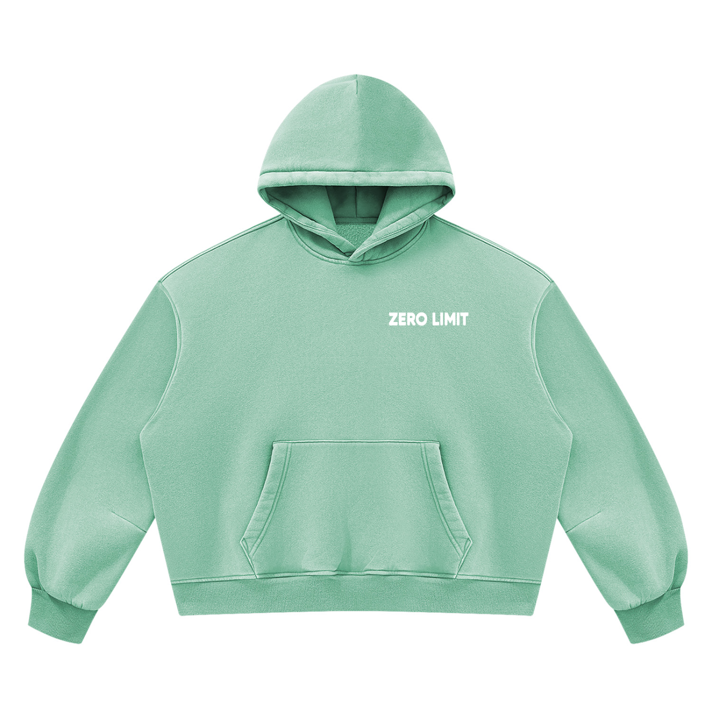 ZERO LIMIT Heavyweight Boxy Hoodie – 390 GSM