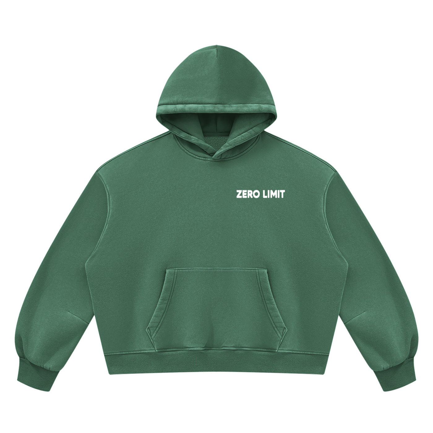 ZERO LIMIT Heavyweight Boxy Hoodie – 390 GSM