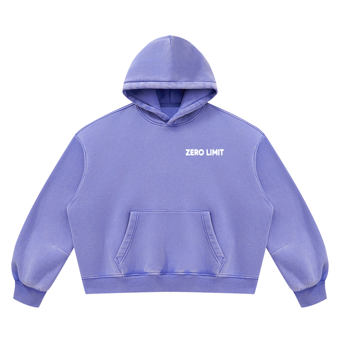 ZERO LIMIT Heavyweight Boxy Hoodie – 390 GSM