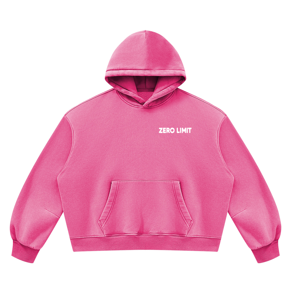 ZERO LIMIT Heavyweight Boxy Hoodie – 390 GSM