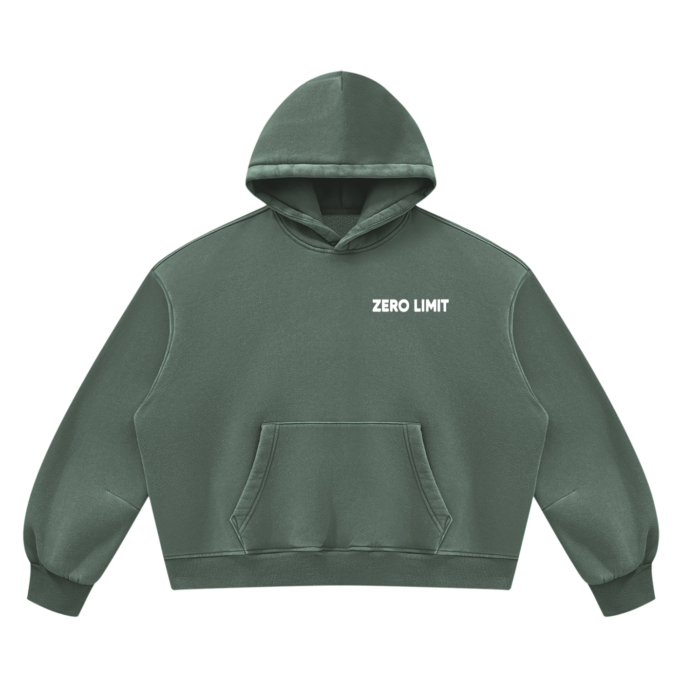 ZERO LIMIT Heavyweight Boxy Hoodie – 390 GSM