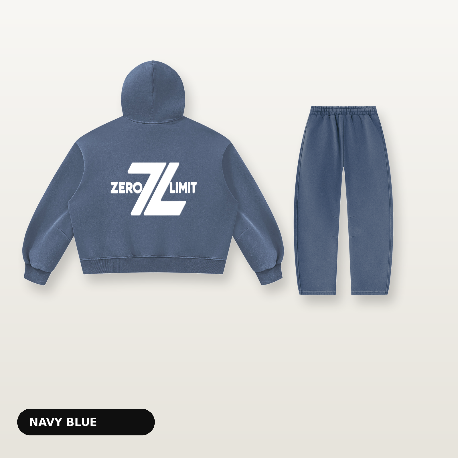 ZERO LIMIT Set Navy – Rückansicht